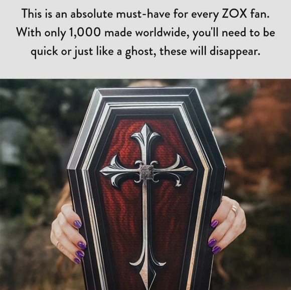 ZOX "EEEEEEK" #490 INTERACTIVE Halloween Coffin DAY 6 Med Collectible Wristband - Picture 2 of 11